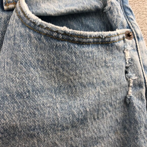 Abercrombie & Fitch Womens Jeans 26/2 90s Straight High Rise Distress Straight - Picture 11 of 16